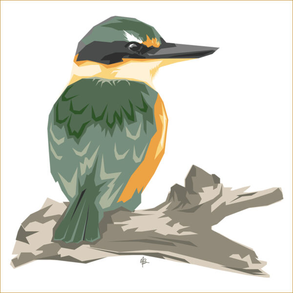 Contemporary Kingfisher Thumbnail