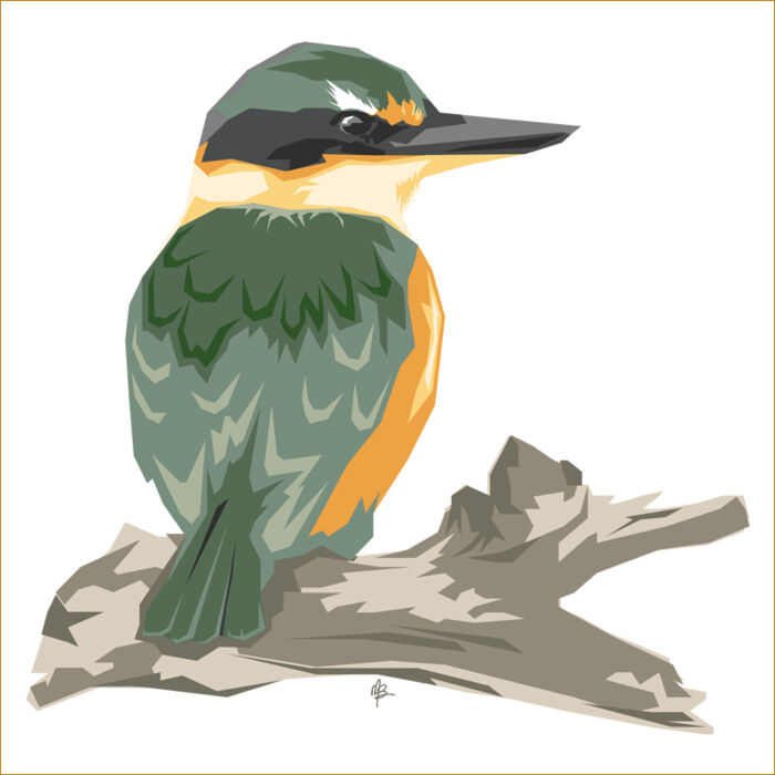 Contemporary Kingfisher Thumbnail
