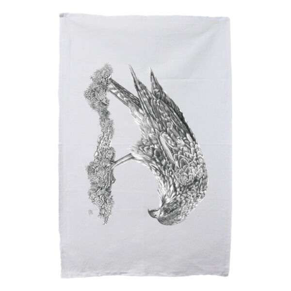 Tea Towel - Call Of The Kārearea Thumbnail