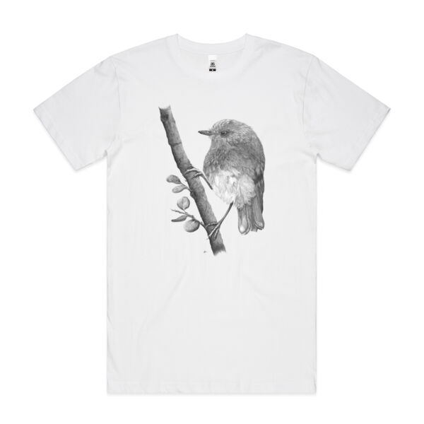 T-shirts - Friendly Toutouwai/NZ Robin Thumbnail
