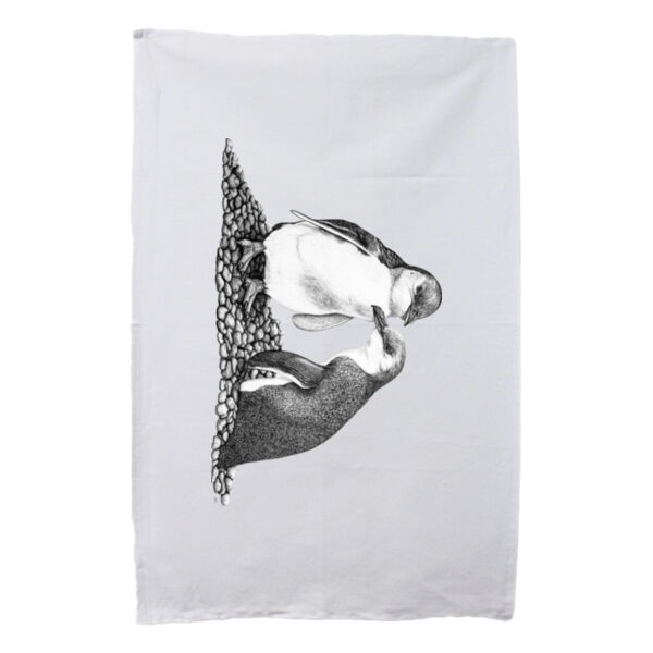 Tea Towel - Penguins on the Rocks Thumbnail