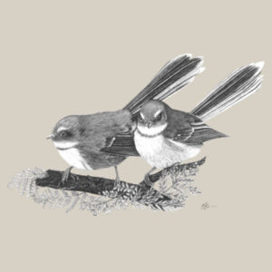 Fantail in the Ferns - AS Colour Kids Supply Hoodie Design