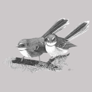 Fantail in the Ferns - AS Colour Mens Supply Hood Design