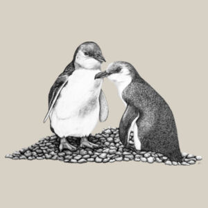 Penguins on the Rocks - AS Colour Kids Supply Hoodie Design