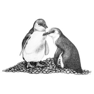 Penguins on the Rocks - AS Colour Mens Staple T shirt Design