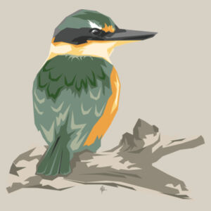Contemporary Kingfisher - AS Colour Kids Supply Hoodie Design