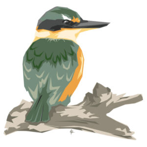 Contemporary Kingfisher - AS Colour Mens Staple T shirt Design
