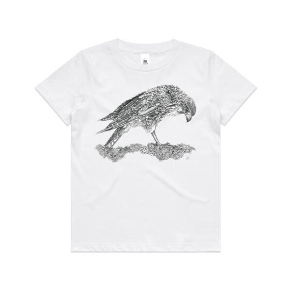 Call Of The Kārearea - AS Colour Kids Youth T shirt Thumbnail