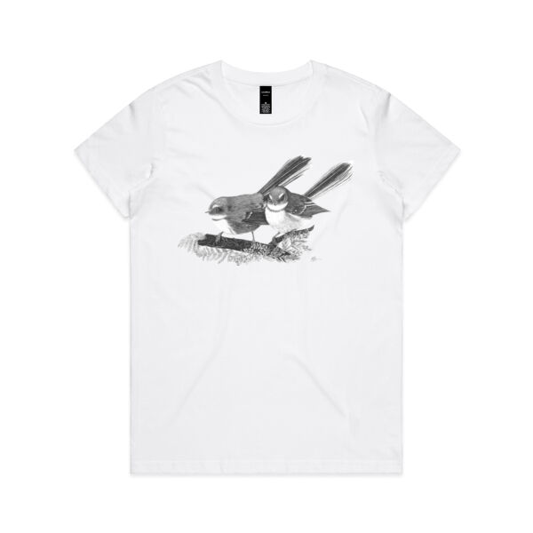 Fantail in the Ferns - AS Colour Womens Maple Tee Thumbnail