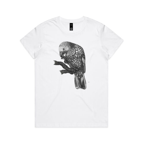 Kaka On A Perch - AS Colour Womens Maple Tee Thumbnail