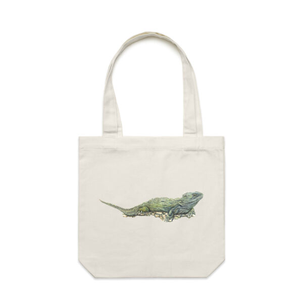 Sunbathing Tuatara - AS Colour Carrie Tote Bag  Thumbnail