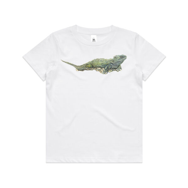 Sunbathing Tuatara - AS Colour Kids Youth T shirt Thumbnail