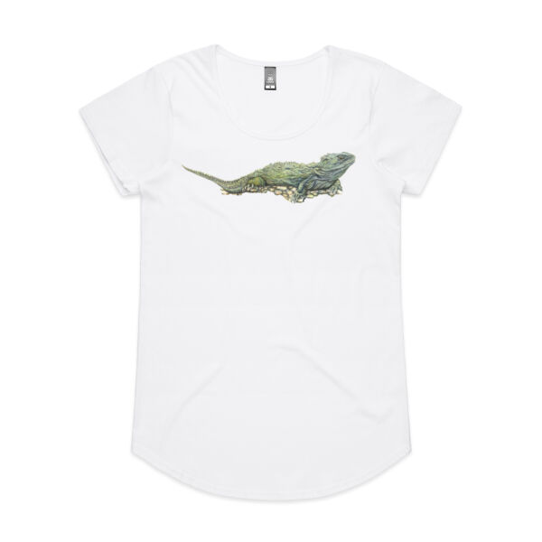 Sunbathing Tuatara - AS Colour Womens Mali Tee Thumbnail